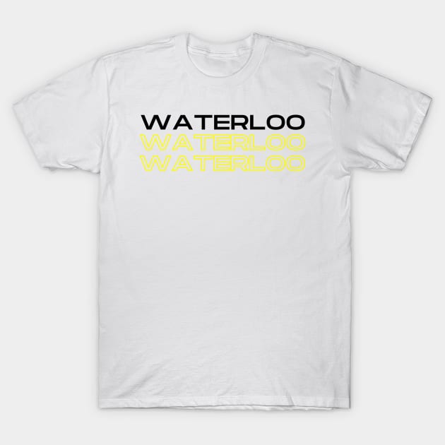 WATERLOO X3 T-Shirt by stickersbyjori